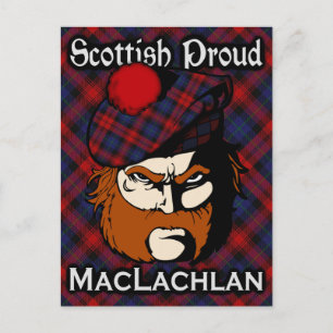Postal Clan escocés MacLachlan Tartan Postcard