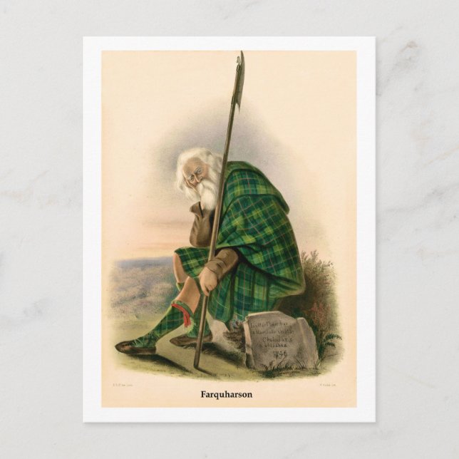 Postal Clan Farquharson (Anverso)