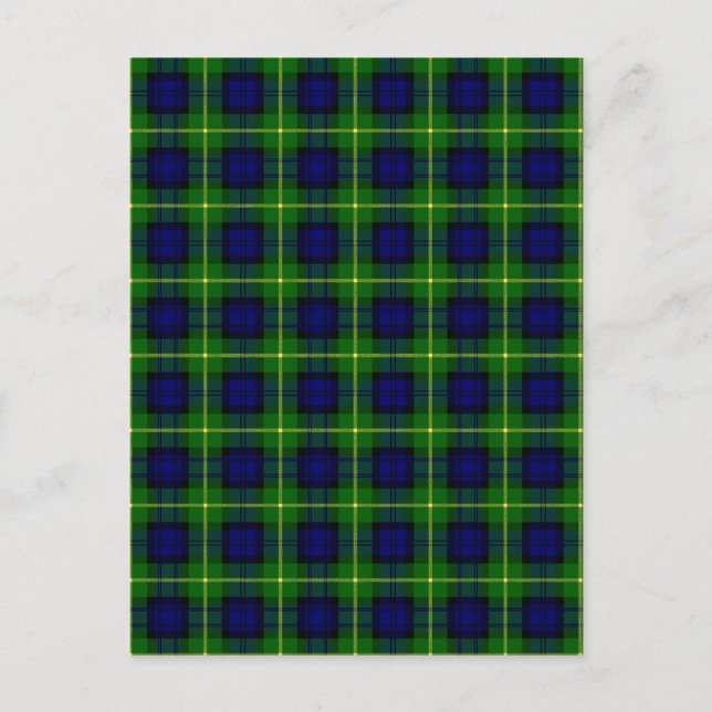 Postal Clan Gordon Tartan (Anverso)