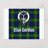 Clan Gordon Tartan Escudo