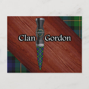 Postal Clan Gordon Tartan Sgian Dubh Blade