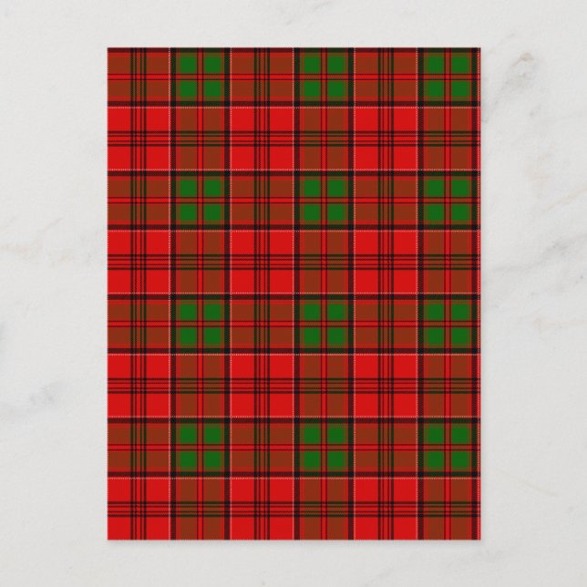Postal Clan Grant Tartan (Anverso)