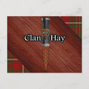 Postal Clan Hay Tartan Sgian Dubh Blade