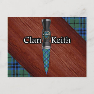 Postal Clan Keith Tartan Sgian Dubh Blade