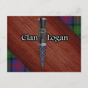 Postal Clan Logan Tartan Sgian Dubh Blade