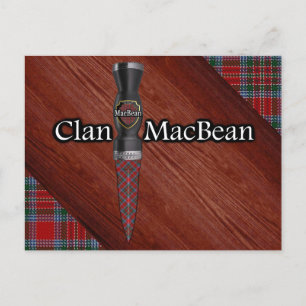 Postal Clan MacBean Tartan Sgian Dubh Blade