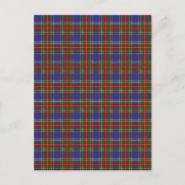 Postal Clan MacBeth Tartan (Anverso)