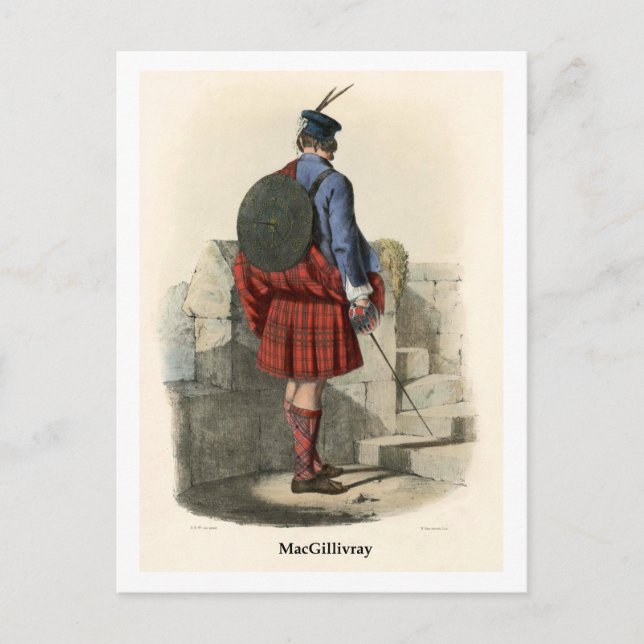 Postal Clan MacGillivray (Anverso)