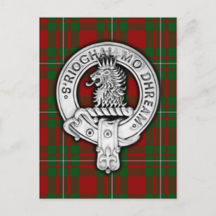 Postal Clan MacGregor Escudo y Tartán