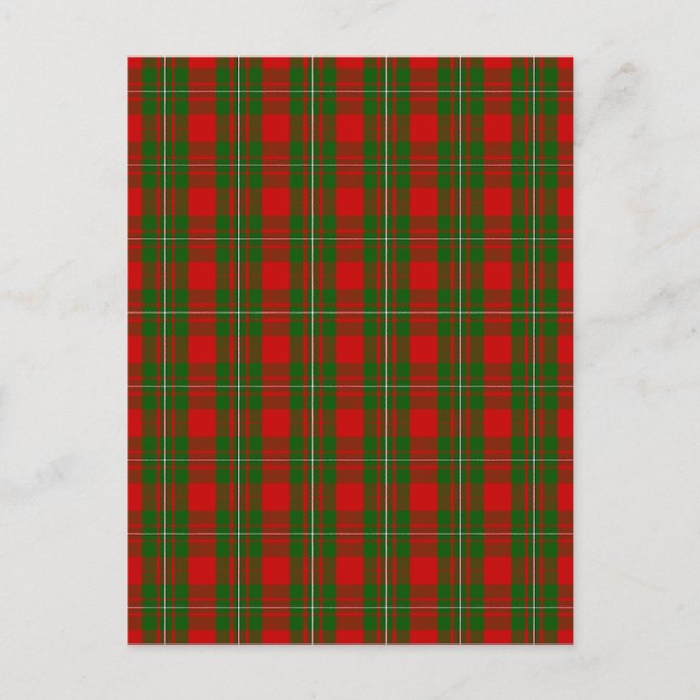 Postal Clan MacGregor Tartan (Anverso)