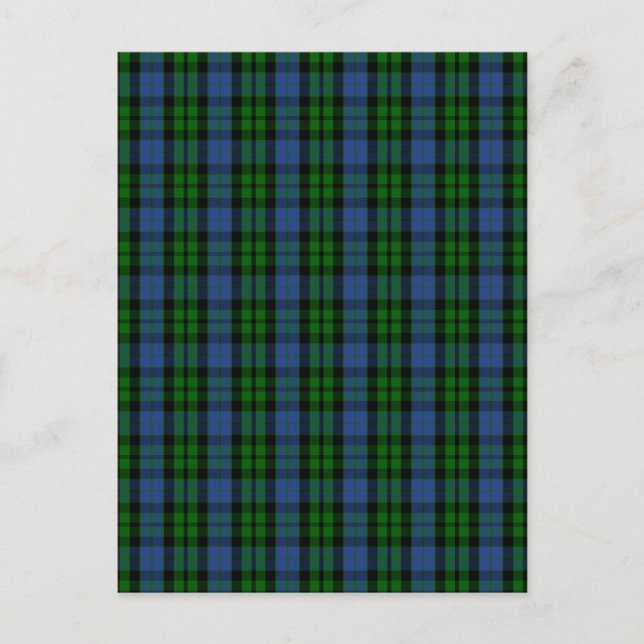 Postal Clan MacKay Tartan (Anverso)