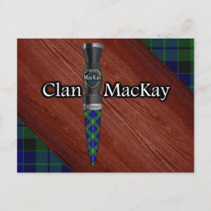 Postal Clan MacKay Tartan Sgian Dubh Blade