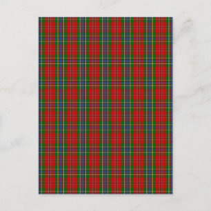 Postal Clan MacLean De Duart Tartán