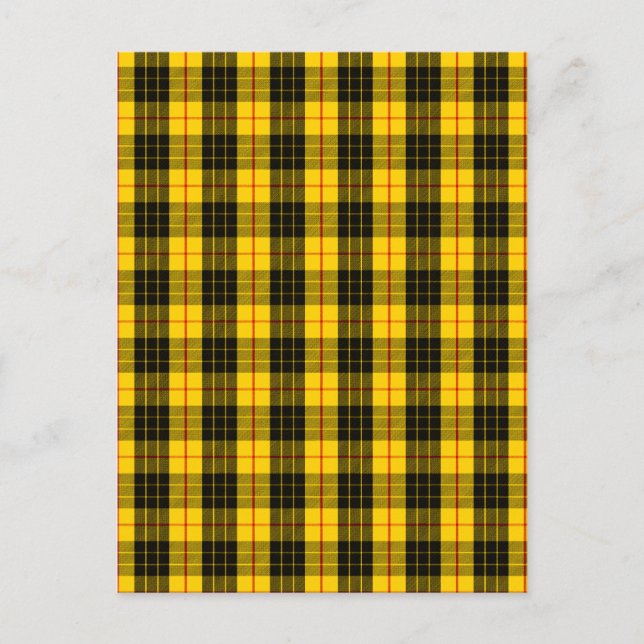 Postal Clan MacLeod Tartan (Anverso)