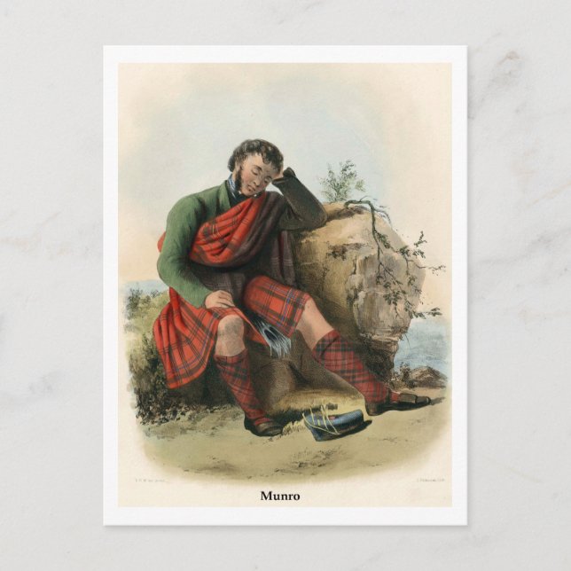 Postal Clan Munro (Anverso)