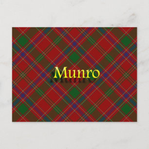 Postal Clan Munro de Escocia