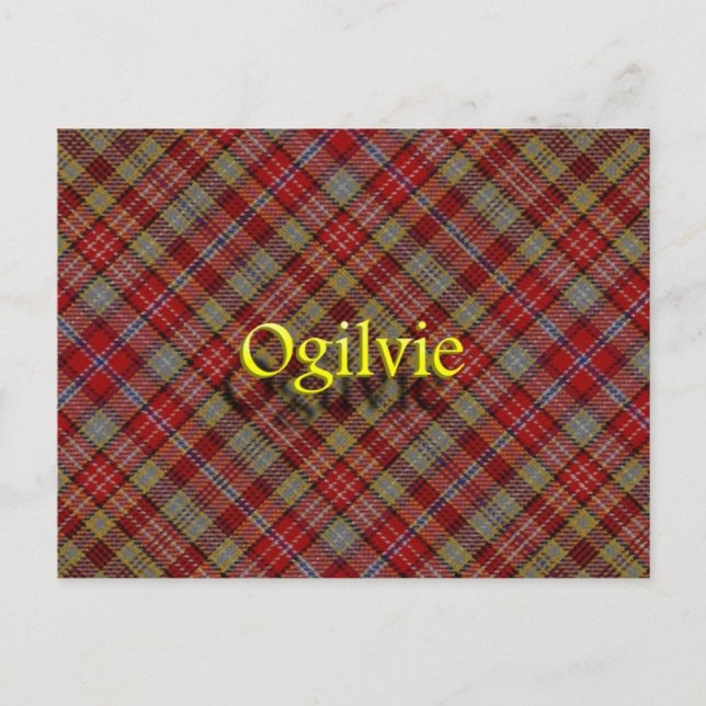 Postal Clan Ogilvie de Escocia (Anverso)