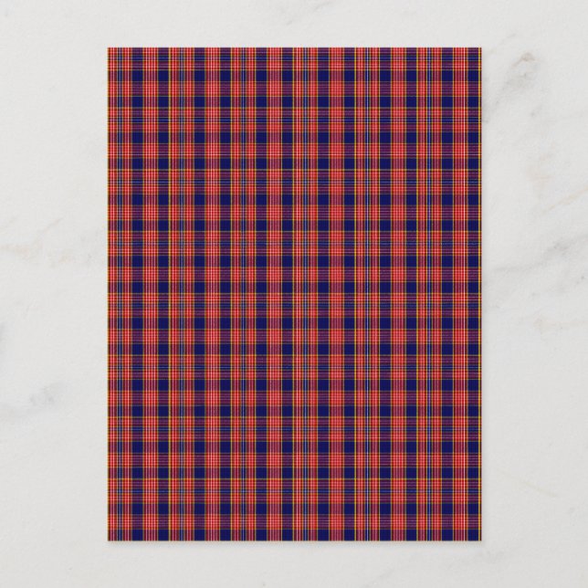 Postal Clan Ogilvy Tartan (Anverso)