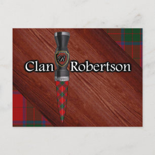 Postal Clan Robertson Tartan Sgian Dubh Blade