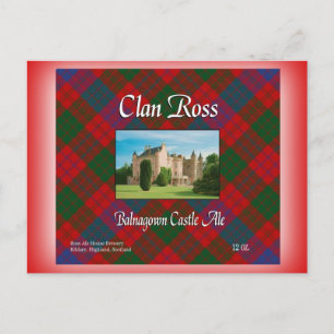 Postal Clan Ross Balnagown Castle Ale
