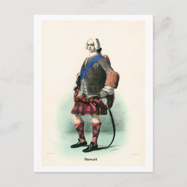 Postal Clan Stewart (Anverso)