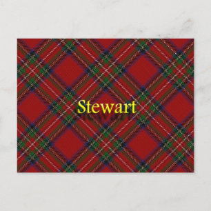 Postal Clan Stewart de Escocia
