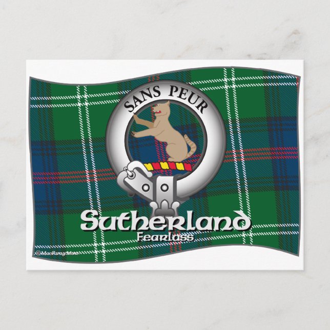 Postal Clan Sutherland (Anverso)