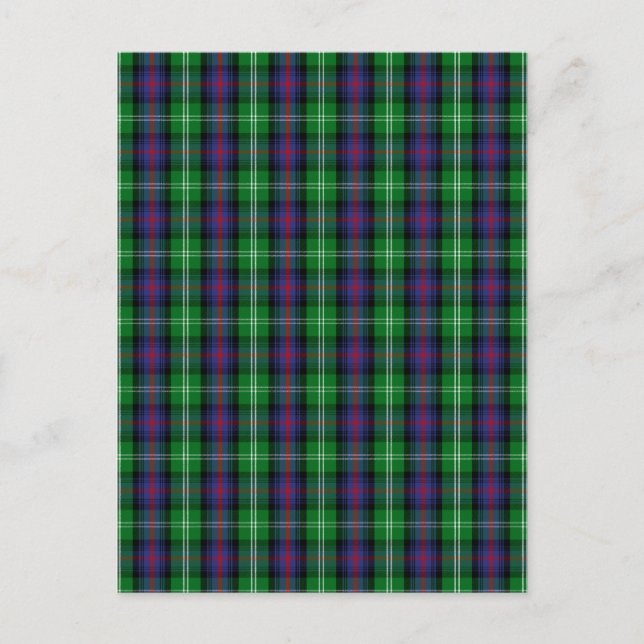 Postal Clan Sutherland Tartan (Anverso)