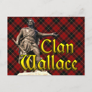Postal Clan Wallace Scottish Freedom