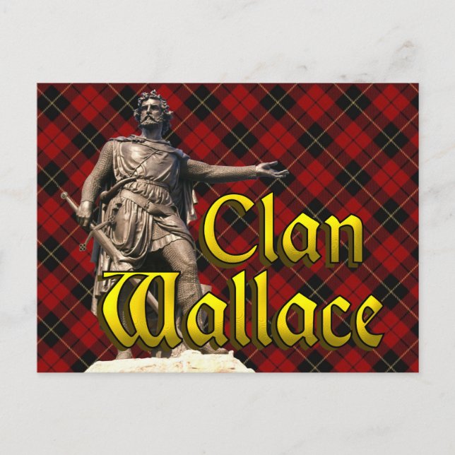 Postal Clan Wallace Scottish Freedom (Anverso)
