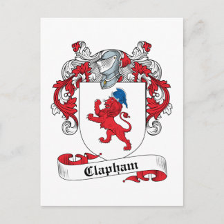 Postal Clapham Family Crest