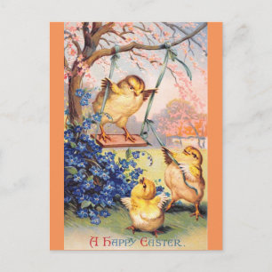 Postal Clapsaddle: Biddy Columpio