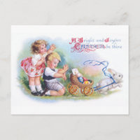 Clapsaddle: Niños que juegan con el conejito