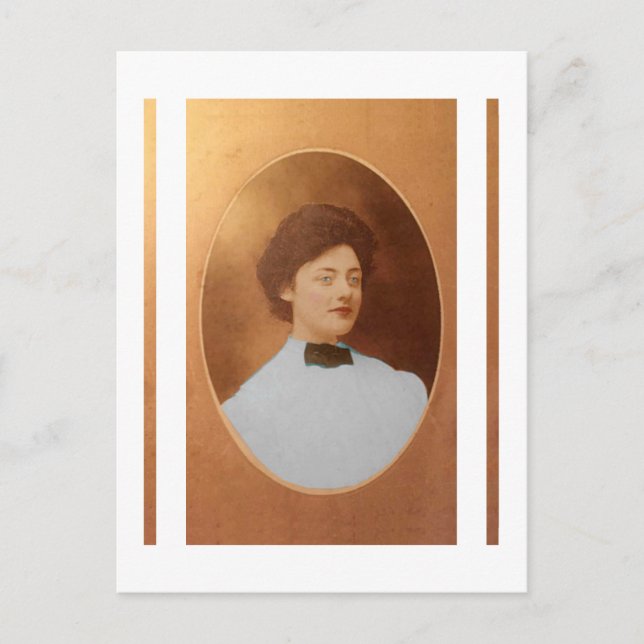 Postal Clara "Claire" Sage Talla Johnson 1909 (Anverso)