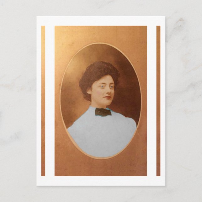 Postal Clara "Claire" Sage Talla Johnson 1909 (Anverso)