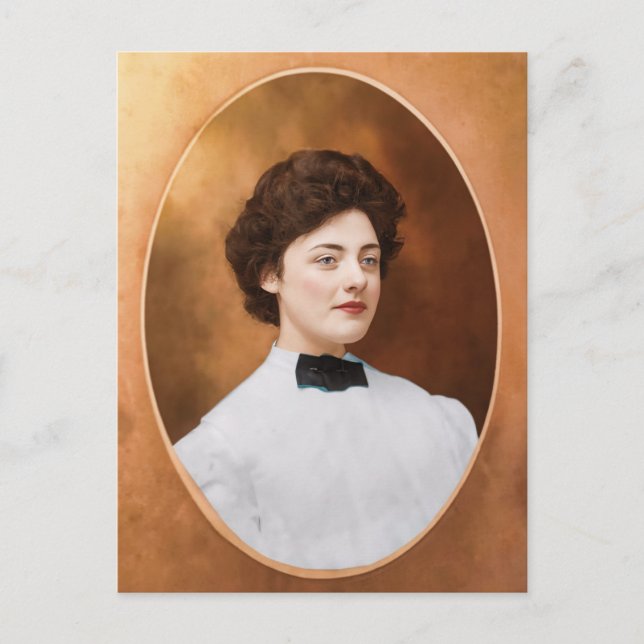 Postal Clara "Claire" Sage Talla Johnson 1909 (Anverso)