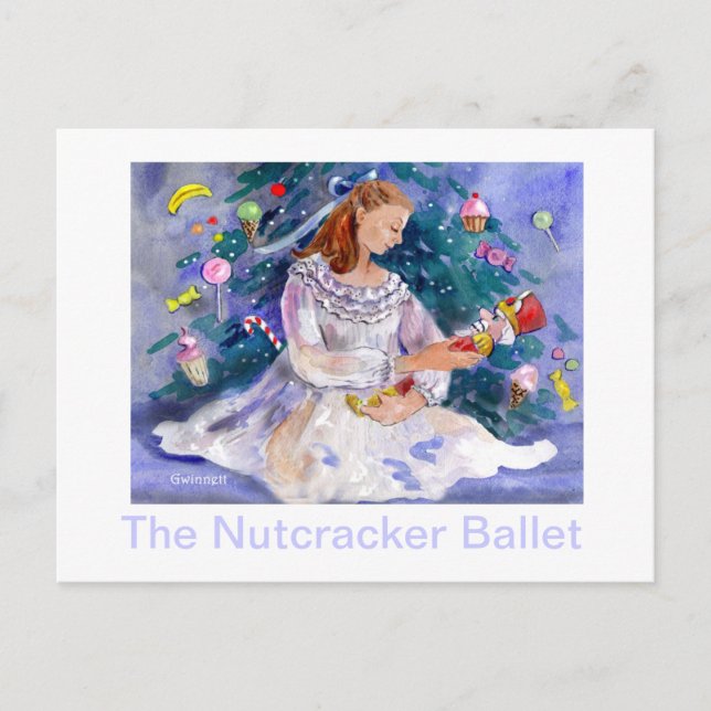 Postal Clara y el Nutcracker (Anverso)