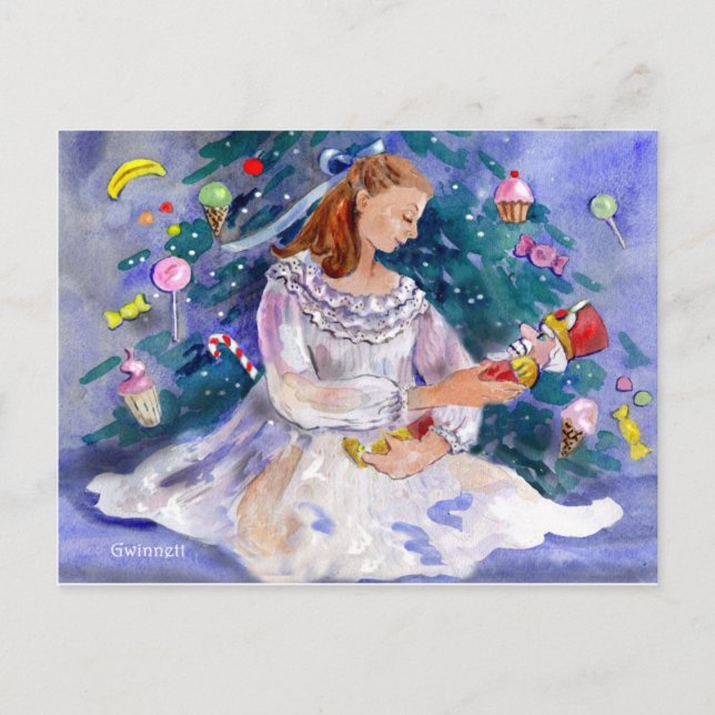 Postal Clara y el Nutcracker (Anverso)