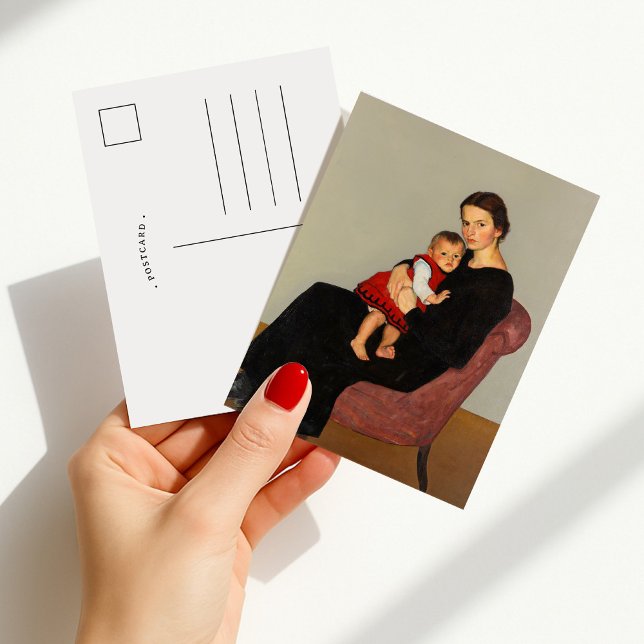 Postal Cläre Maillard con hija | Willi Maillard (Subido por el creador)