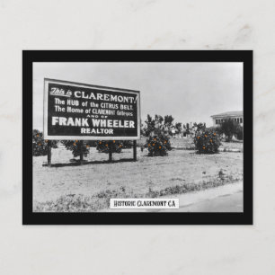 Postal Claremont histórico - Postcard