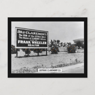 Postal Claremont histórico - Postcard