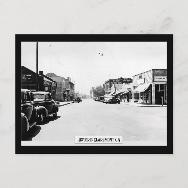 Postal Claremont histórico - Postcard (Anverso)
