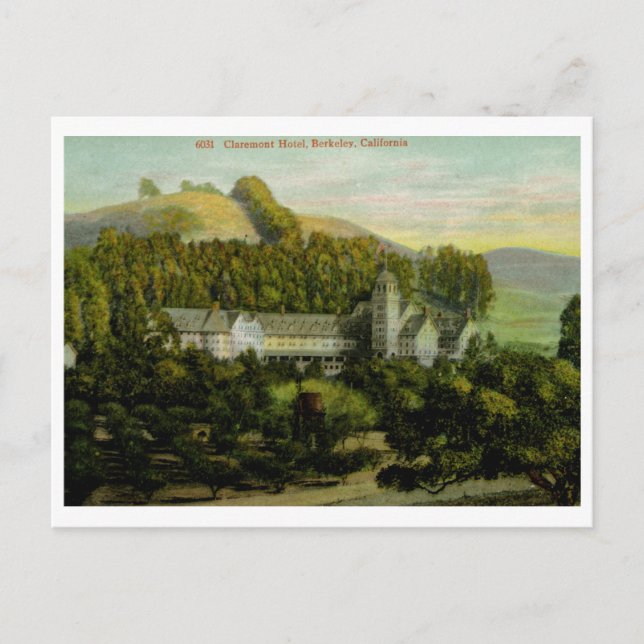 Postal Claremont Hotel, Berkeley, CA Vintage (Anverso)