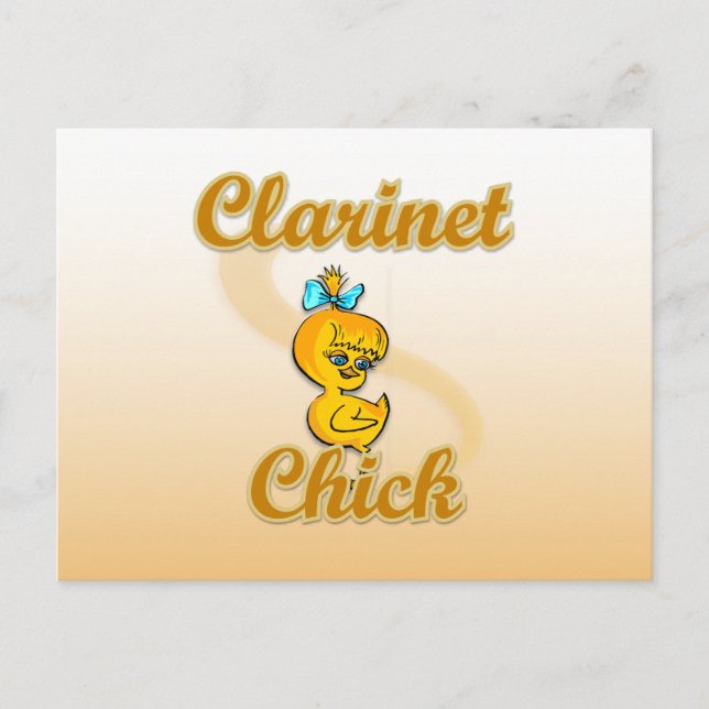 Postal Clarinet Chick (Anverso)