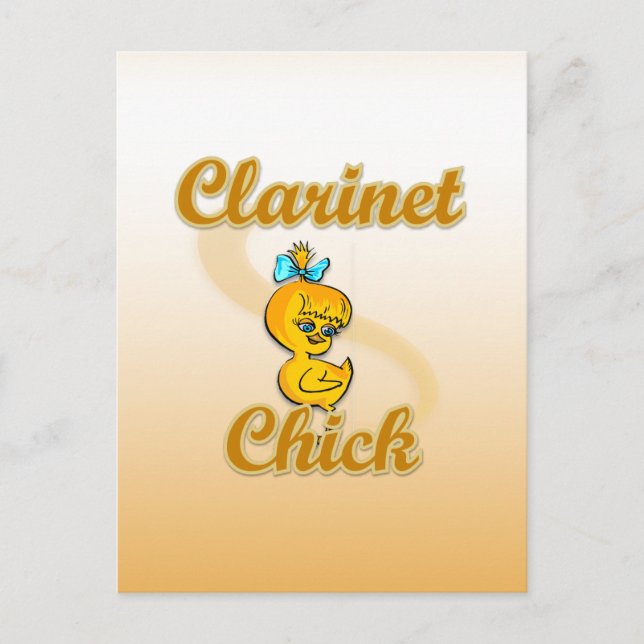 Postal Clarinet Chick (Anverso)