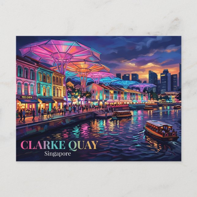 Postal Clarke Quay Singapur (Anverso)