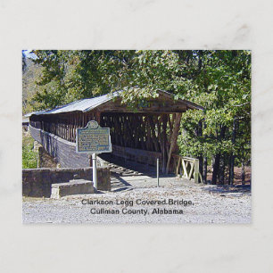 Postal Clarkson Covered Bridge Alabama