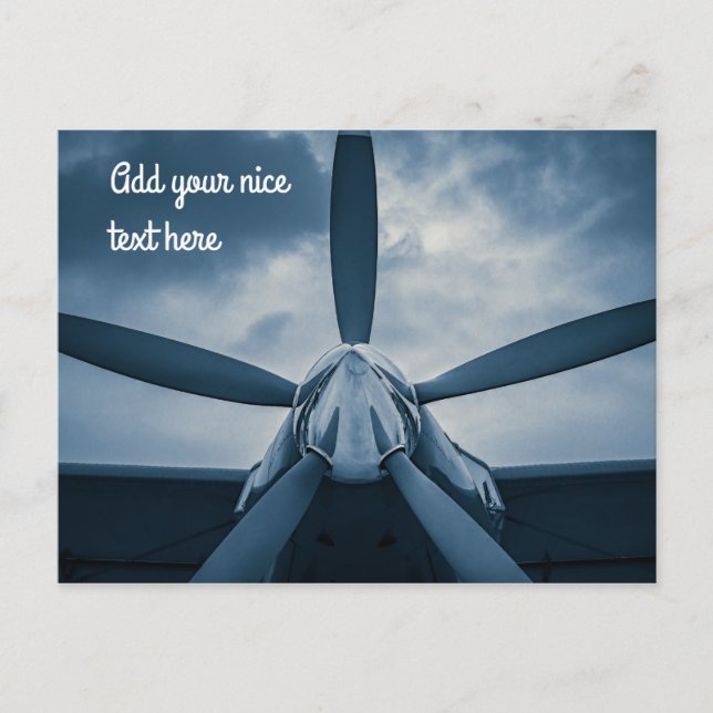 Postal ¡Claro, Prop! (Anverso)