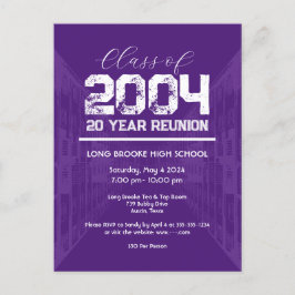 Postal Clase 2004 20 año de reunión escolar 1