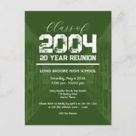 Postal Clase 2004 20 año de reunión escolar 1